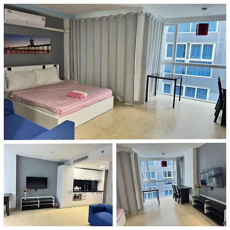 芭提雅中心地带 Centara Avenue 一房公寓6楼紧邻海滩, 酒吧街, 购物中心